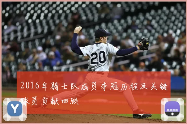 2016年骑士队成员夺冠历程及关键球员贡献回顾